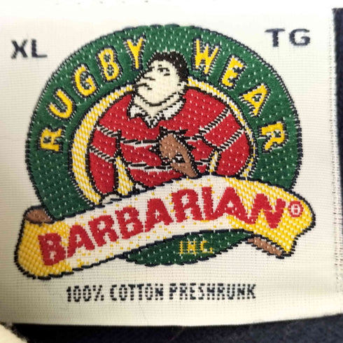 バーバリアン BARBARIAN ボーダー ラガー シャツ メンズ import:XL