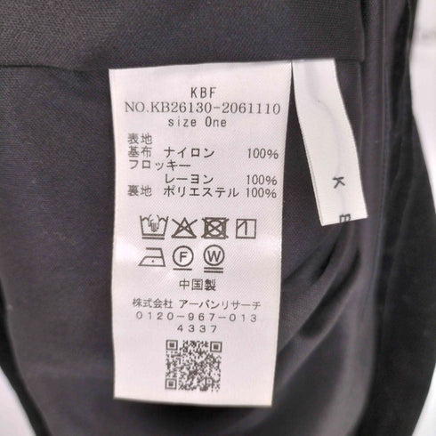 ケイビーエフ KBF 2WAYベロアワンピース レディース ONE SIZE