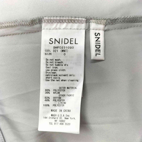 スナイデル snidel ジャガードベアドッキングワンピ レディース JPN:0