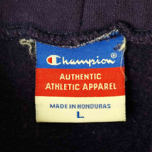 チャンピオン Champion 00S 三色タグ INDIANA STATE アーチ ロゴ ワッペン プルオーバー パーカー メンズ import:L