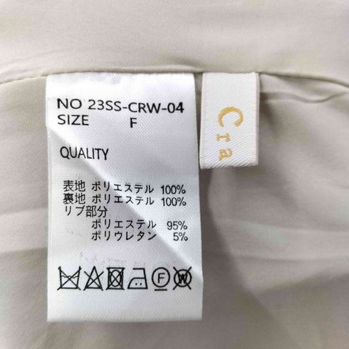 crayme リボンショルダーシフォンワンピース レディース FREE