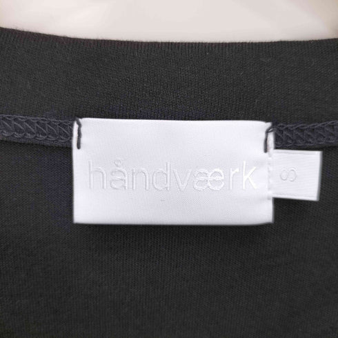 ハンドバーク handvaerk 60/2ジャージーボトルネックショートスリーブTシャツ レディース import:S