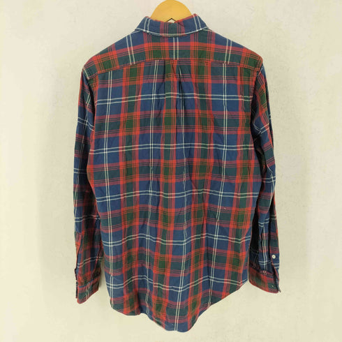 ラルフローレン RALPH LAUREN SLIM FIT チェック ポニー刺繍 長袖 ボタンダウン シャツ メンズ M