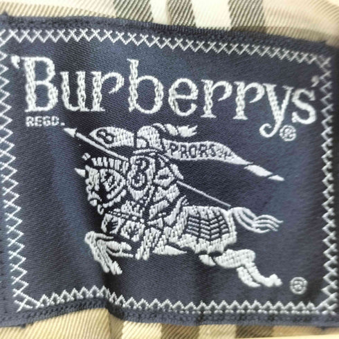 バーバリーズ BURBERRYS 裏地ノバチェックベルト付き比翼ステンカラーコート メンズ