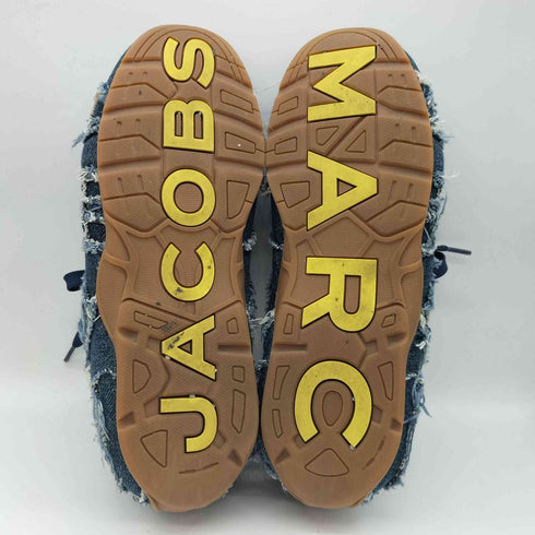マークジェイコブス MARC JACOBS The 72 Spring Sneaker フリンジ デニム レディース EUR:36