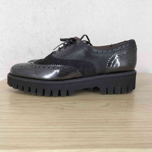 ペルティニ PERTINI ウイングチップ 厚底 ローファー レディース EUR:38