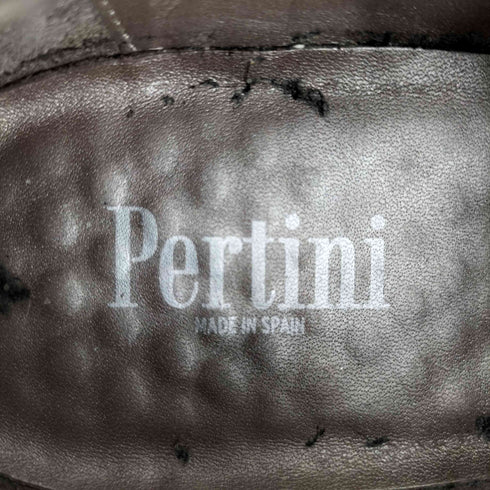 ペルティニ PERTINI ウイングチップ 厚底 ローファー レディース EUR:38