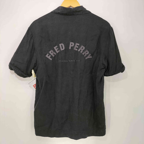 フレッドペリー FRED PERRY Arch Branding Revere Shirt オープンカラー シャツ メンズ import:S