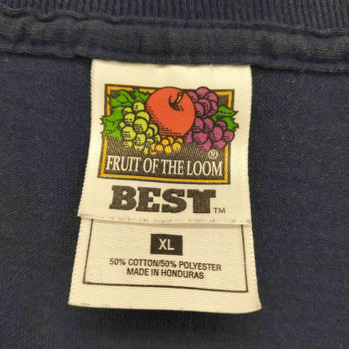 フルーツオブザルーム FRUIT OF THE LOOM 00s Johann Sebastian Fron クルーネック 半袖 両面プリントTシャツ メンズ import:XL