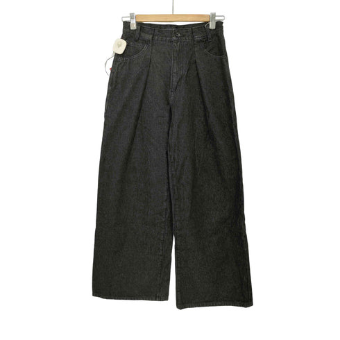 ジーナシス JEANASIS タックデニムワイドパンツ レディース JPN:S