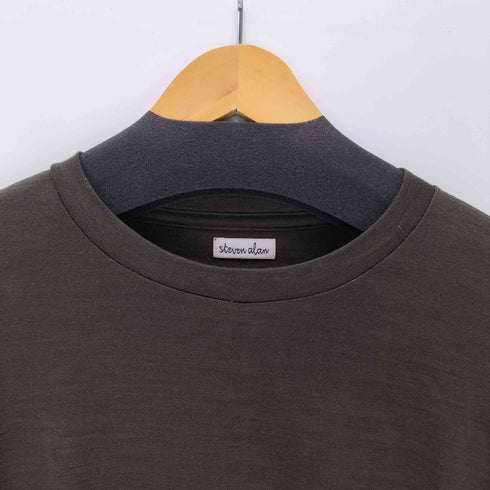 スティーブンアラン Steven Alan 26SS メリノウール クルーネック ショートスリーブ Tシャツ メンズ JPN:XL