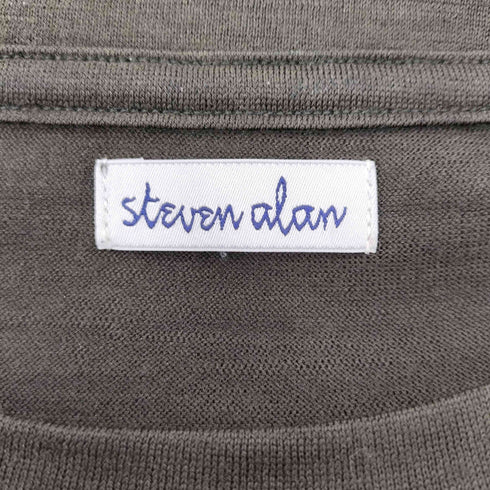 スティーブンアラン Steven Alan 26SS メリノウール クルーネック ショートスリーブ Tシャツ メンズ JPN:XL