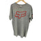 フィックス fox USA製 クルーネック 半袖 ロゴプリントTシャツ メンズ import:M