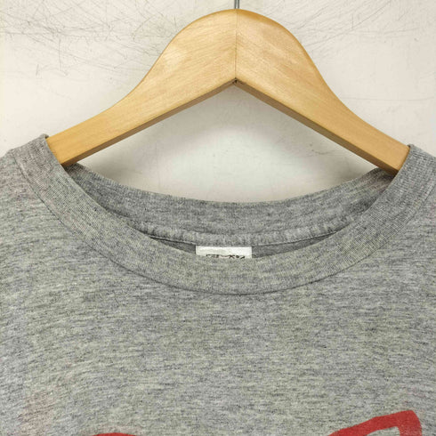 フィックス fox USA製 クルーネック 半袖 ロゴプリントTシャツ メンズ import:M