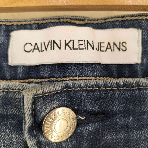 カルバンクラインジーンズ Calvin Klein Jeans SLIM AJUSTE ロゴ刺繍 スキニー デニムパンツ メンズ W36×L30