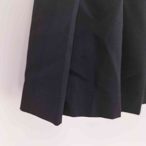 ローブドシャンブルコムデギャルソン robe de chambre COMME des GARCONS 01SS ウール ギャバ織り タック フレア プリーツ ミドル スカート レディース JPN:M