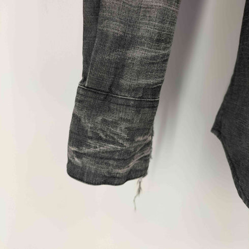 ラルフローレン RALPH LAUREN ウエスタン ブラック シャンブレー シャツ ワンピース Y2K レディース import:M