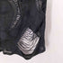 Pieces ピーシーズ ドット柄 メッシュ フリンジノースリーブトップス レディース S/M
