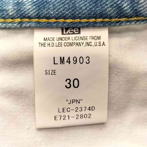 リー Lee ジップフライ ストレート デニム パンツ メンズ US:30-31