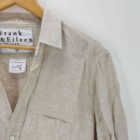 フランクアンドアイリーン Frank&Eileen FINBAR SNLN フィンバー リネンシャツ レディース S