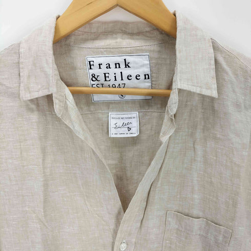 フランクアンドアイリーン Frank&Eileen FINBAR SNLN フィンバー リネンシャツ レディース S