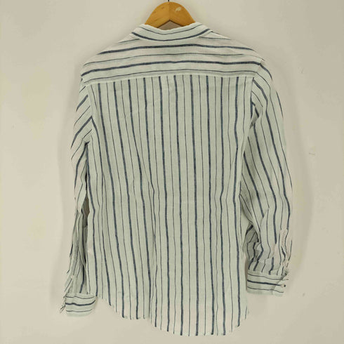 フランクアンドアイリーン Frank&Eileen FINBAR NVSL ストライプ フィンバー リネンシャツ レディース XS