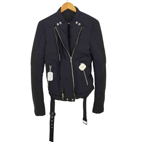 バルマンパリ BALMAIN PARIS 13aw Biker Down バイカー ダブルライダース ダウンジャケット メンズ FR:46