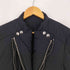 バルマンパリ BALMAIN PARIS 13aw Biker Down バイカー ダブルライダース ダウンジャケット メンズ FR:46