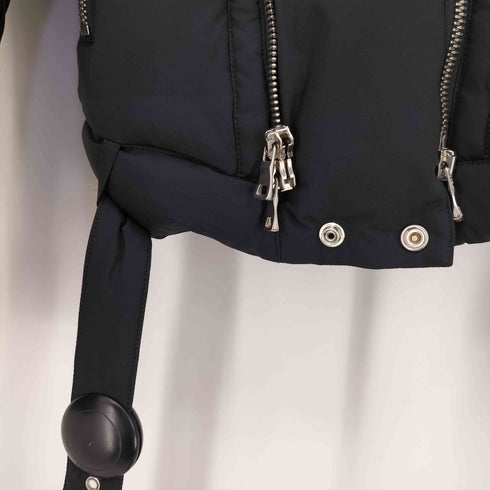 バルマンパリ BALMAIN PARIS 13aw Biker Down バイカー ダブルライダース ダウンジャケット メンズ FR:46