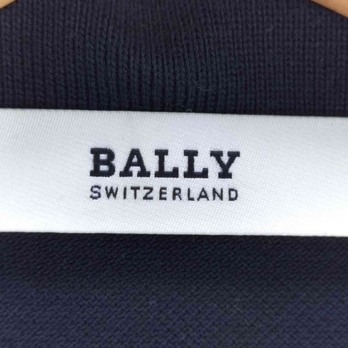 バリー BALLY ロゴ刺繍 コットンピケ 鹿の子 半袖ポロシャツ メンズ M