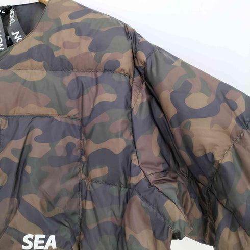 ウィンダンシー WIND AND SEA 26ss コラボ INNER DOWN カモフラージュ インナーダウン ジャケット メンズ JPN:M
