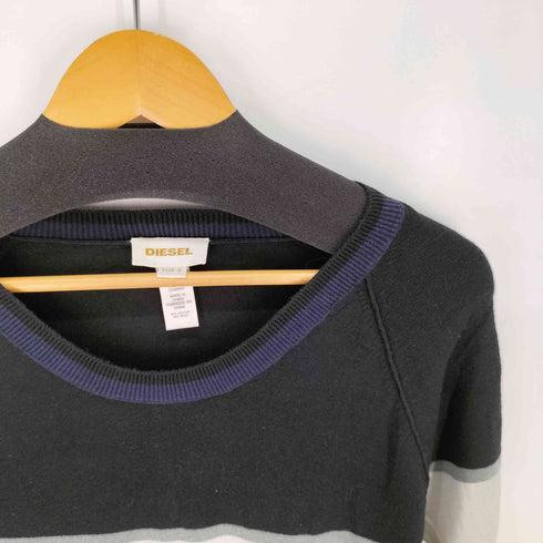 ディーゼル DIESEL ボーダー ニット ワンピース レディース import:S