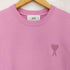 アミアレクサンドルマテュッシ AMI ALEXANDRE MATTIUSSI AMI DE COEUR T SHIRT ハートロゴ刺繍クルーネックTシャツ レディース import:XS