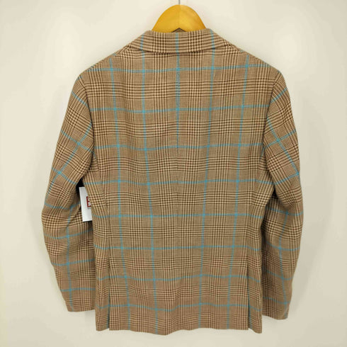 ブリッラペルイルグースト BRILLA per il gusto LORO PIANA FABRIC ミックス グレンチェック+ペーン ジャケット メンズ 46