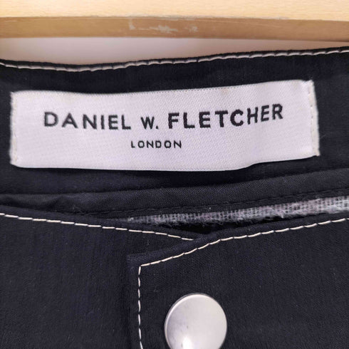 ダニエルフレッチャー DANIEL W. FLETCHER コントラストステッチ 裾ボタン ストレートパンツ メンズ