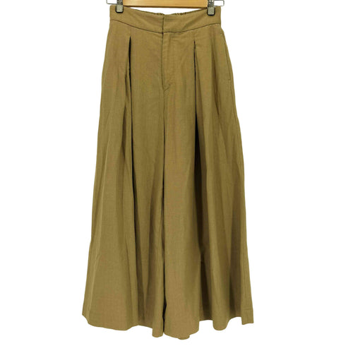 ジャーナルスタンダード JOURNAL STANDARD リネンクロップドキュロットパンツ レディース