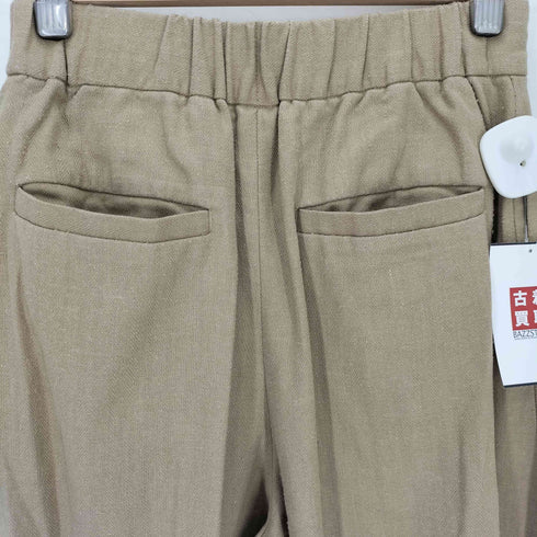 ジャーナルスタンダード JOURNAL STANDARD リネンクロップドキュロットパンツ レディース