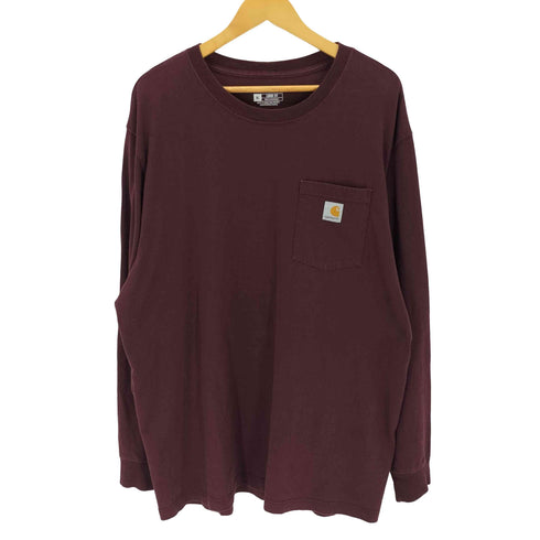 カーハート Carhartt WORKWEAR L/S POCKET T-SHIRT 長袖 ポケットTシャツ メンズ XL