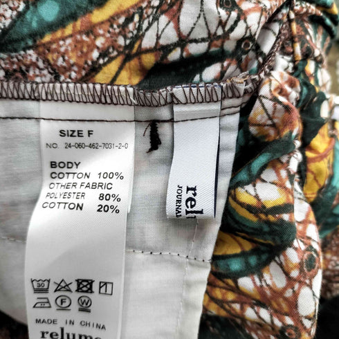 ジャーナルスタンダードレリューム JOURNAL STANDARD relume 24SS アフリカンプリントスカート レディース FREE