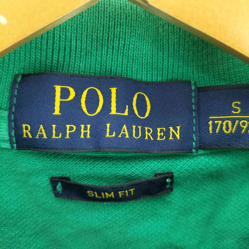 ポロラルフローレン POLO RALPH LAUREN 現行タグ ビッグポニー刺繍 ナンバリング 鹿の子 S/S ポロシャツ メンズ import:S