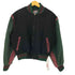 90s LORENZO DI CAPRI カナダ製 袖ナイロン スタジャン メンズ 42