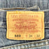 リーバイス Levis 00S 533 ジップフライ ダメージデニムパンツ メンズ W34 L32