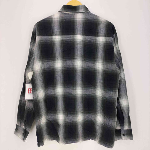 キャルトップ CALTOP アクリル オンブレチェック L/S シャツ メンズ import:S