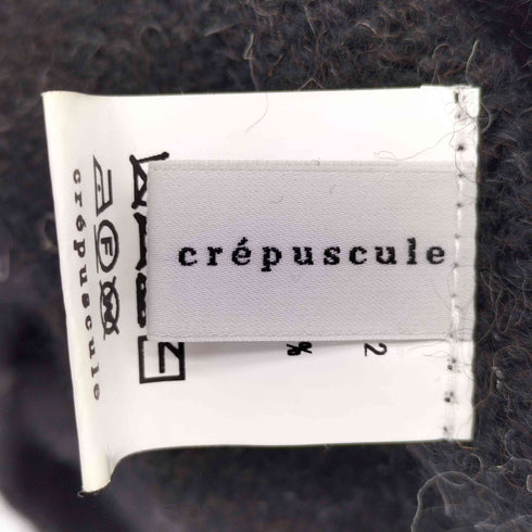 クレプスキュール crepuscule wholegarment zip cardigan ホールガーメント ジップカーディガン メンズ 1