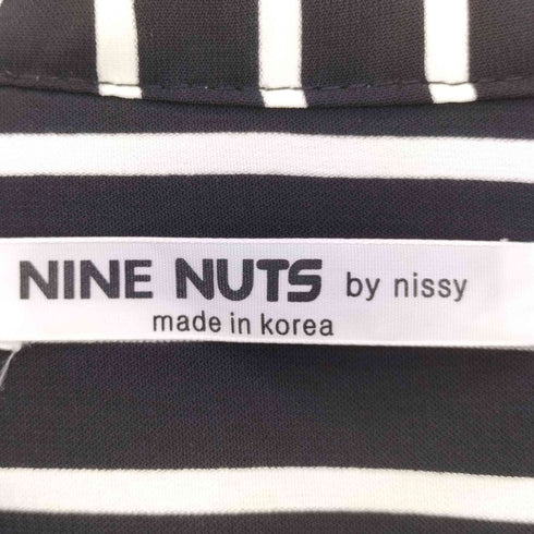 ナインナッツバイニッシー NINE NUTS by nissy ビッグシルエット ストライプ 開襟 オープンカラー L/S シャツ メンズ