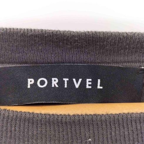 ポートヴェル PORTVEL ドローコード ステッチデザインカットソー メンズ 2