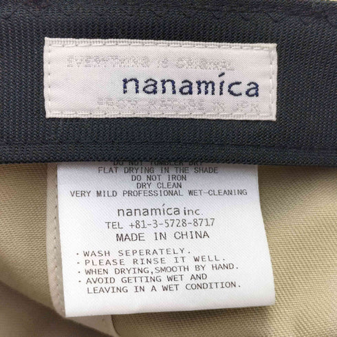 ナナミカ nanamica チノ キャップ レディース FREE