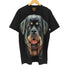 HIGH DEFINITION ハイ デフィニション 犬 ドッグ 両面プリント クルーネック 半袖 Tシャツ メンズ L