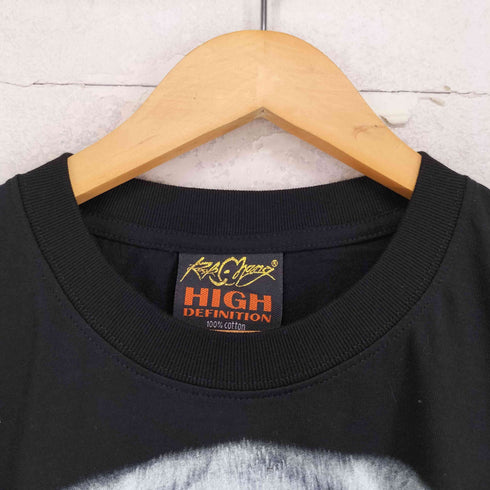 HIGH DEFINITION ハイ デフィニション 犬 ドッグ 両面プリント クルーネック 半袖 Tシャツ メンズ L