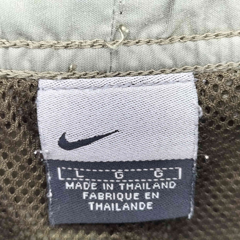 ナイキ NIKE 00s ワイド ナイロン イージーパンツ メンズ L